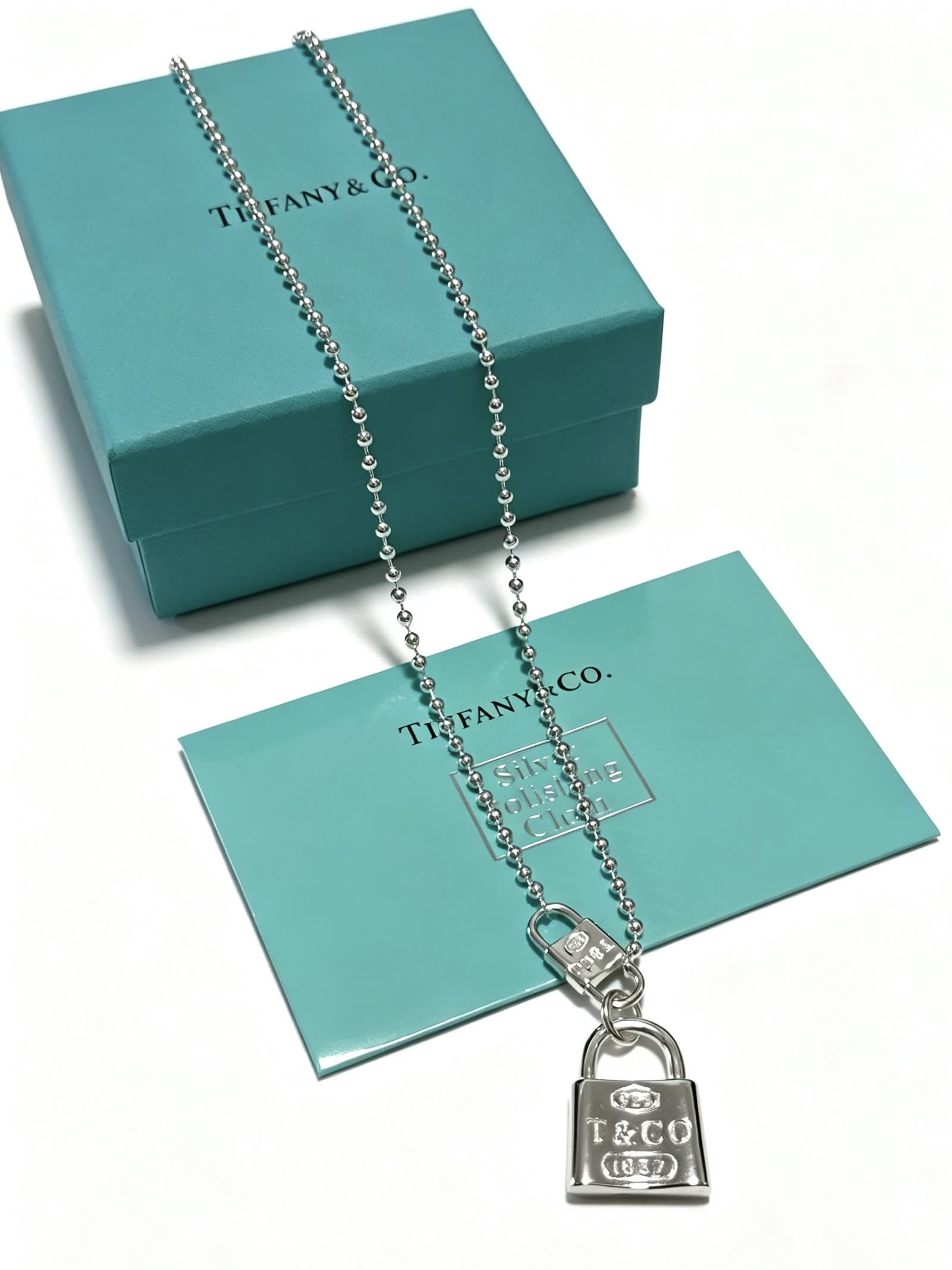 Tiffany & Co. Lock Charm Necklace